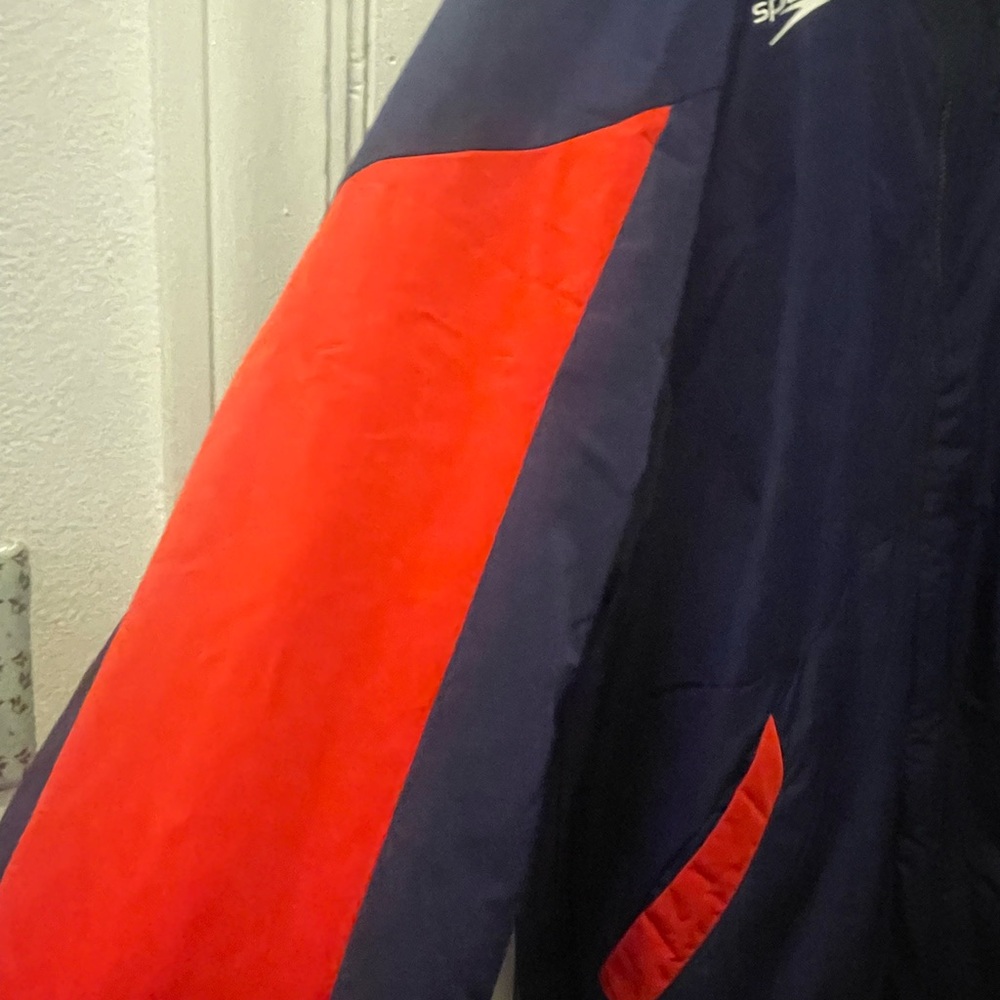 Speedo Navy and Red Women's Jacket - Picture 6 of 15